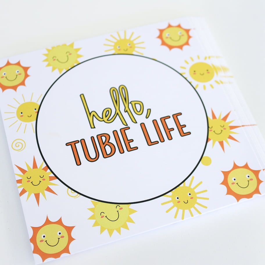 'Tubie' Milestone Cards - Feeding Tubes